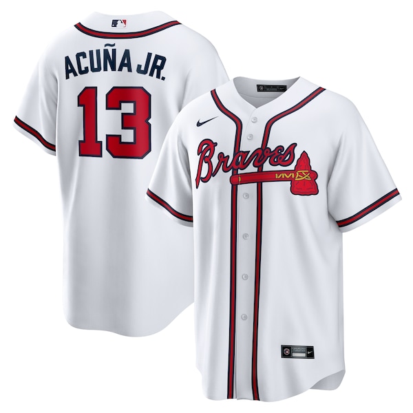 Ronald Acuna Jr. Atlanta Braves Nike Home Replica Player Name Jersey - White/Navy