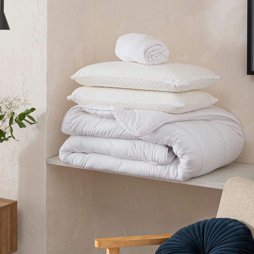 OLYMPE - Pack Alèse + Couette + Oreiller 180x200