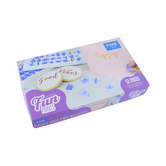 PME Fun Fonts Alphabet Stamp Set