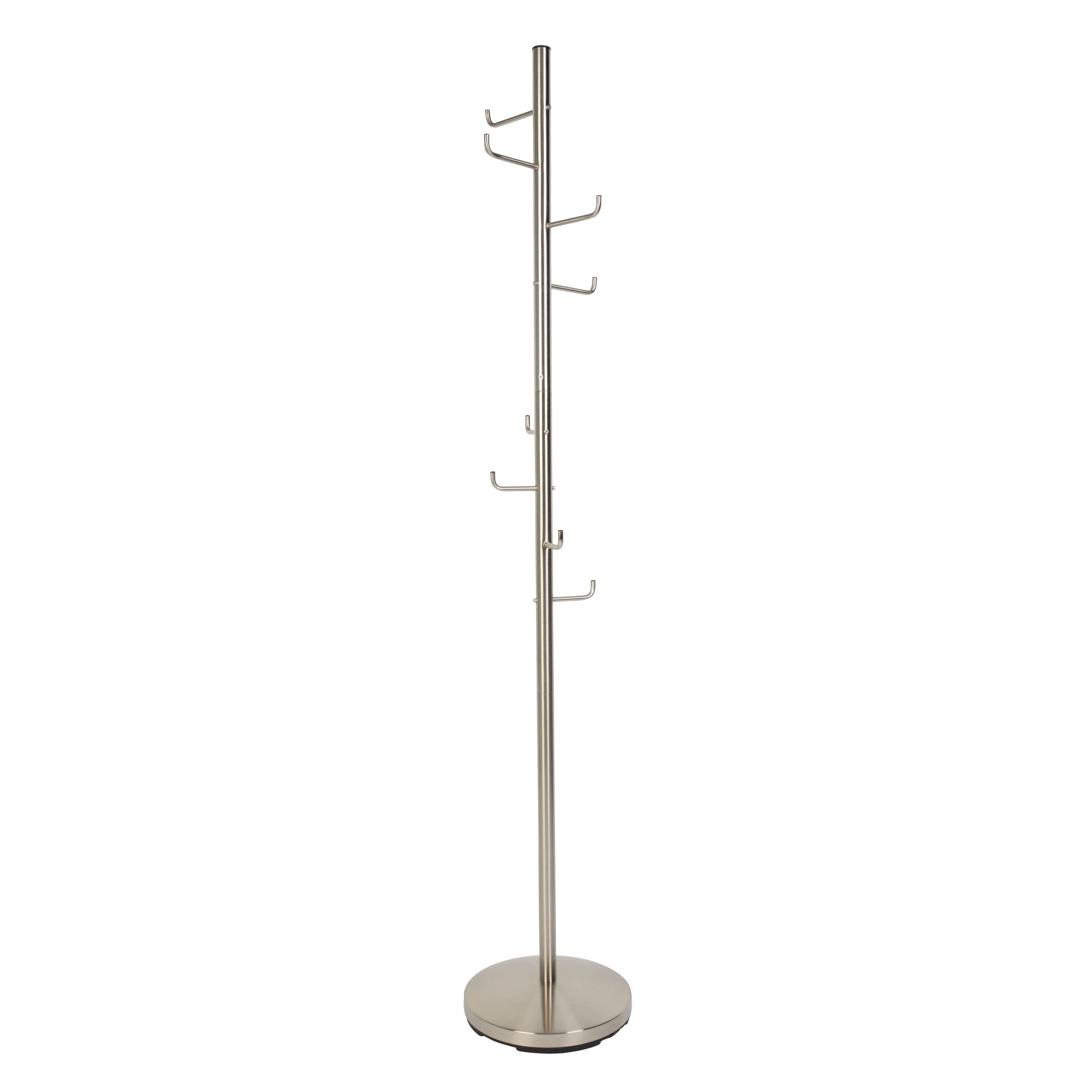 Housecraft Living Hooked kapstok staand metaal Zilver