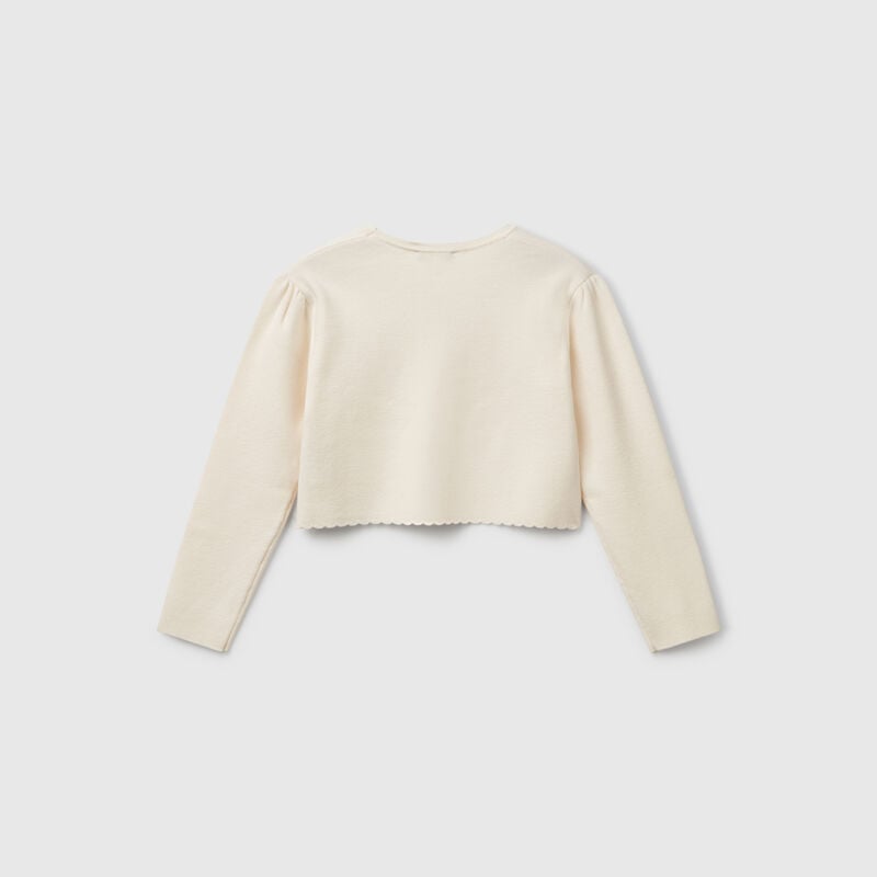Cardigan with bows