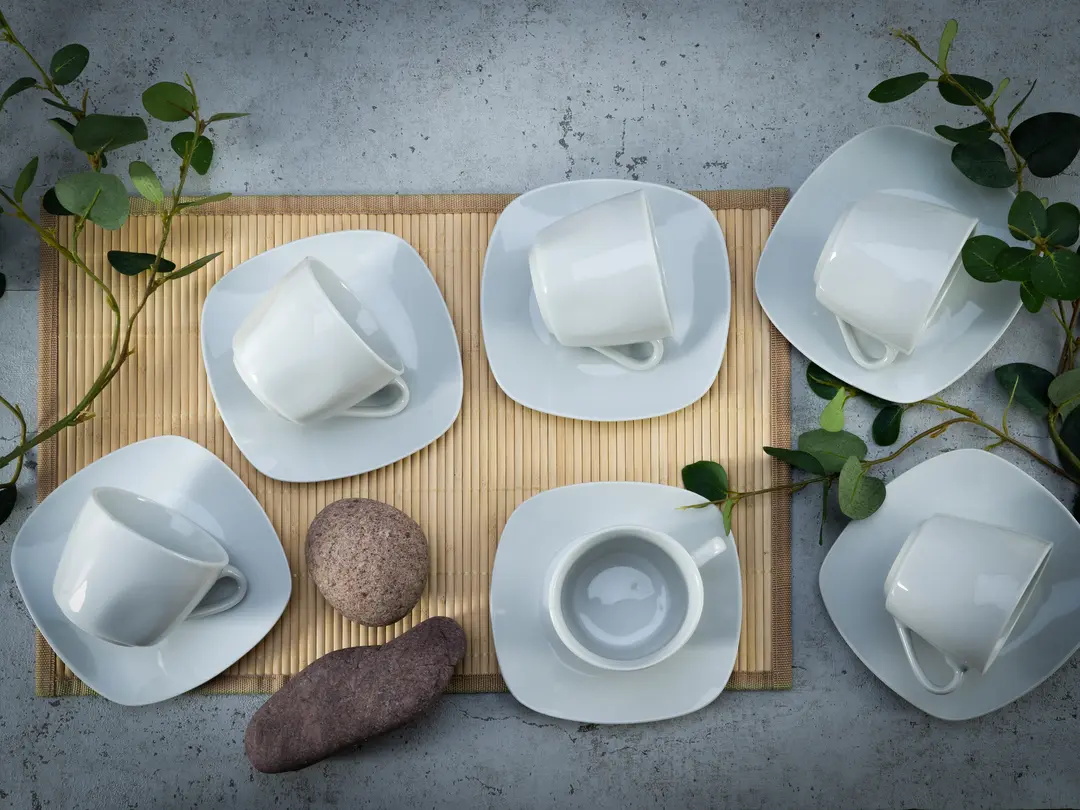 Kaffeetasse 12-teilig Square