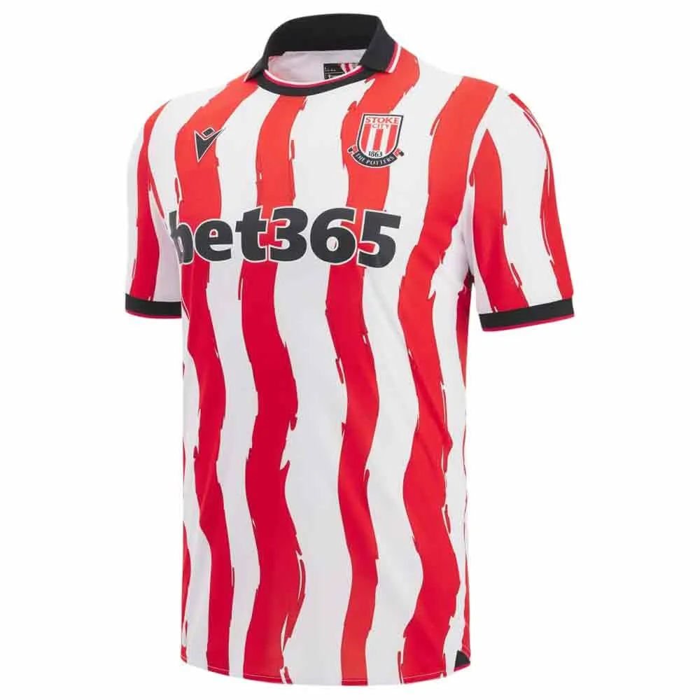 Macron Stoke City FC 25/26 home short sleeve T-shirt