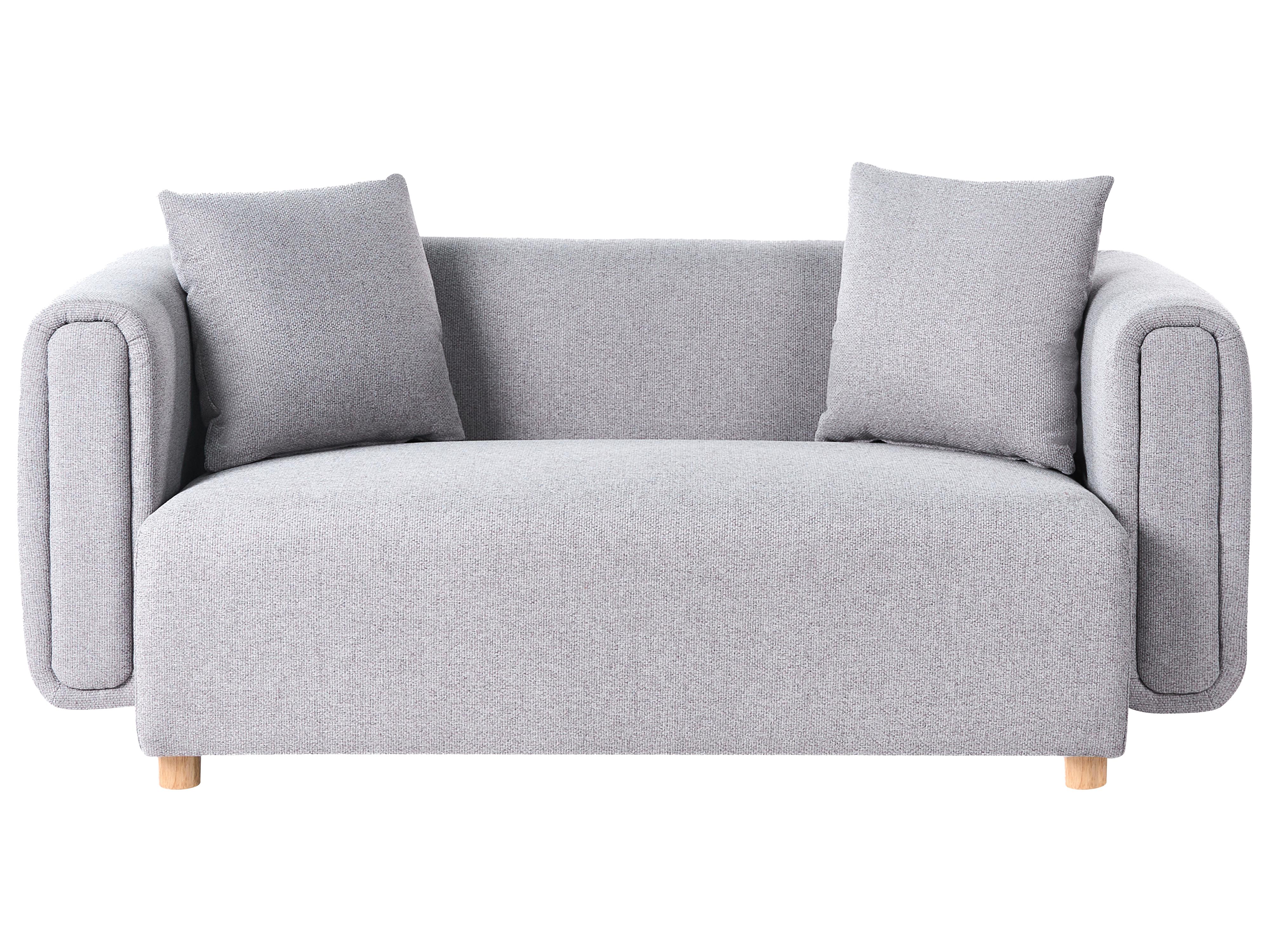 Sofa 2 Seater LILLEROD Fabric Grey