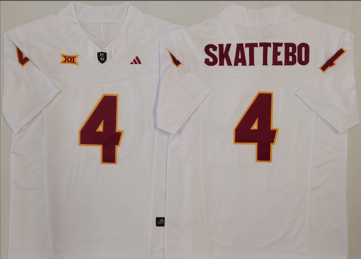 Cam Skattebo NCAA Arizona State Sun Devils Adidas Vapor Limited Jersey