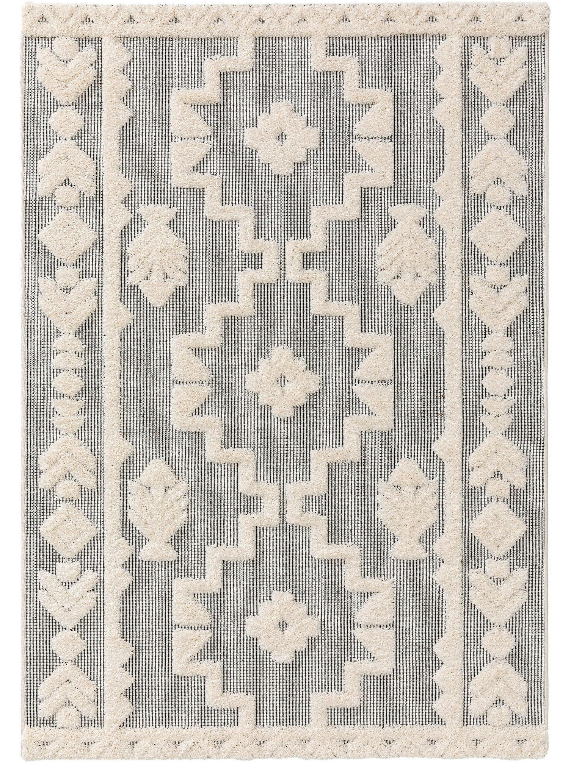 CARLO - Tapis d'extérieur & intérieur gris 200x290