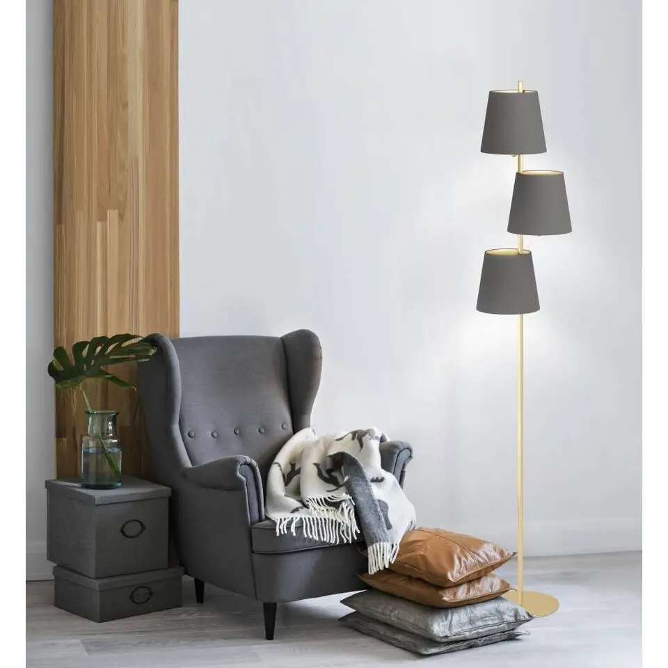 EGLO Almeida 2 Staande lamp - E27 - &Oslash; 45 cm - Koper