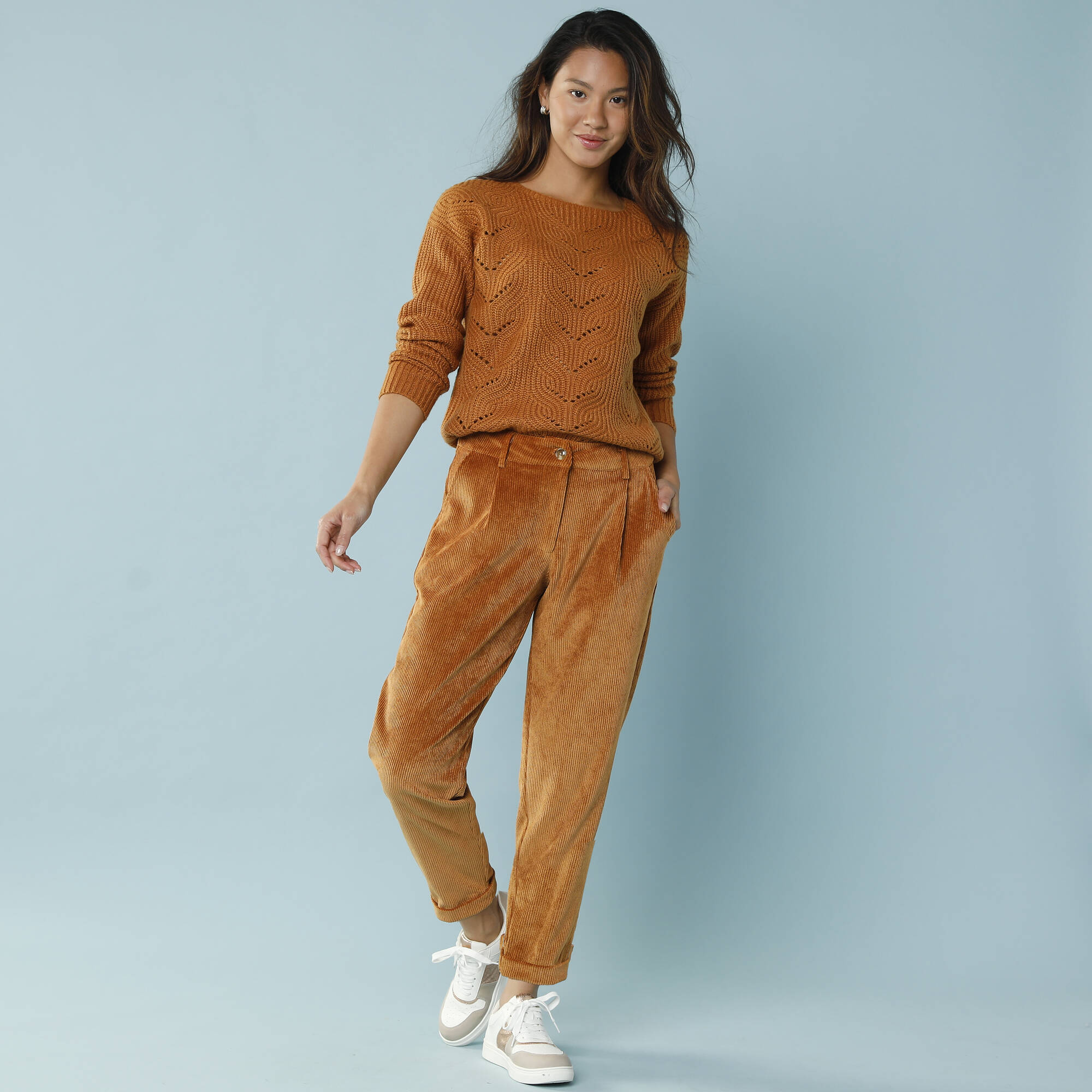 Pantalon 7/8ème en velours, Spécial Petites
