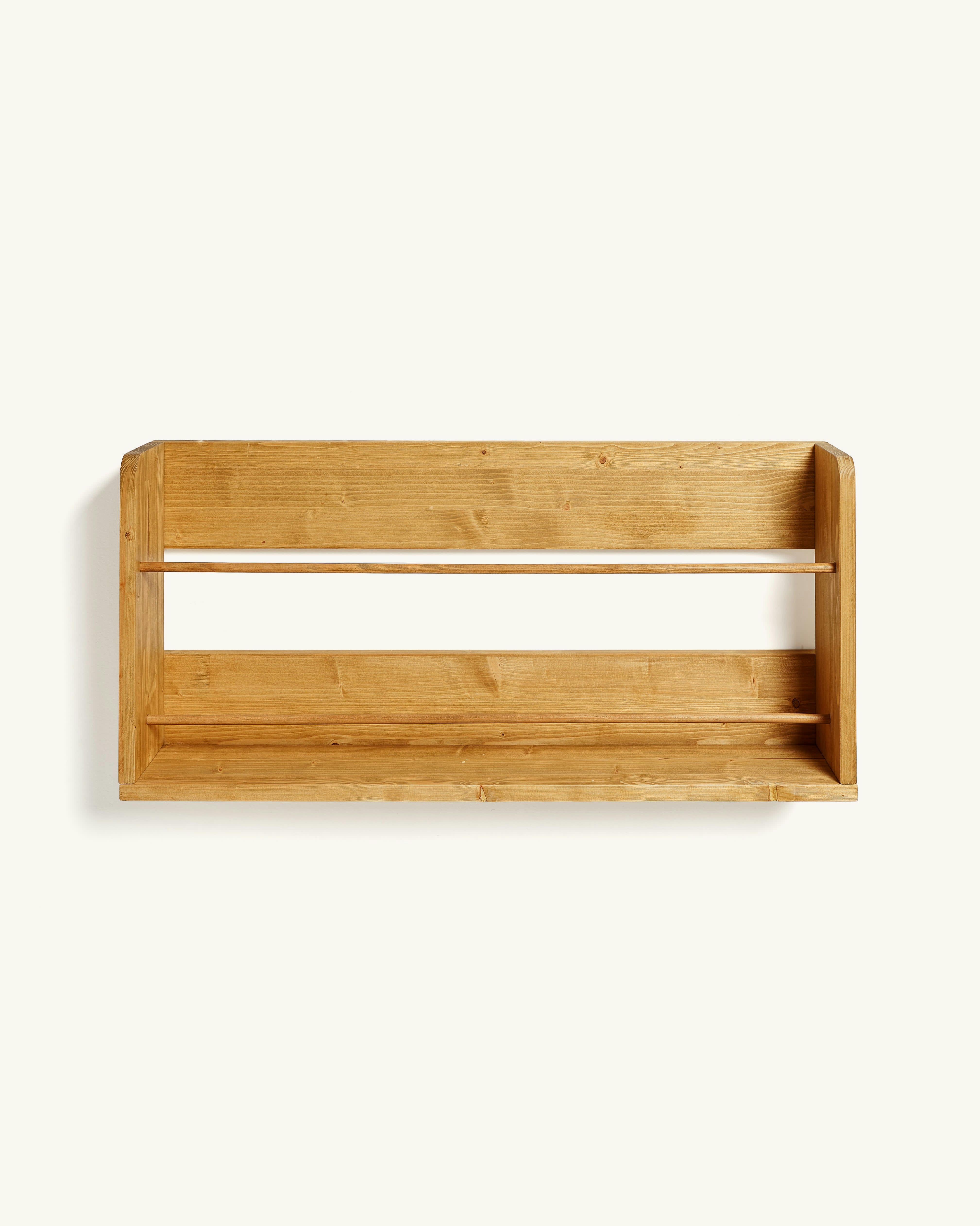 EHUD - Etagère murale pour chaussures en bois en couleur marron clair