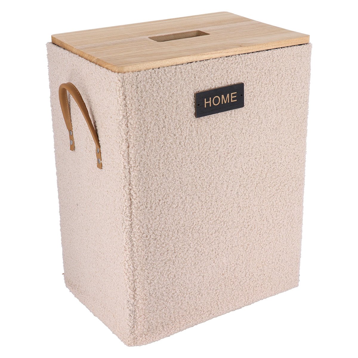 Cesto de roupa wc bege 47cm