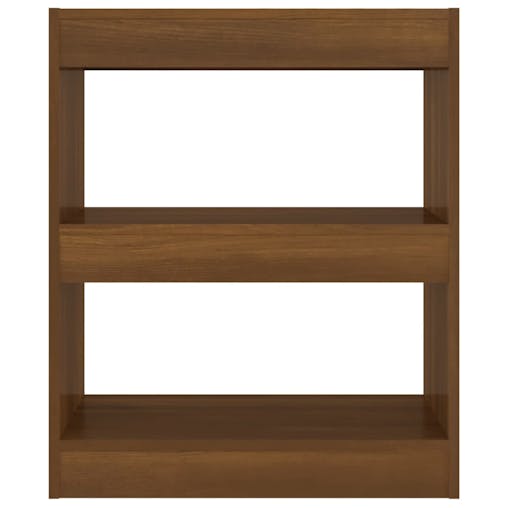 NNEVL Book Cabinet/Room Divider Brown Oak 60x30x72 cm
