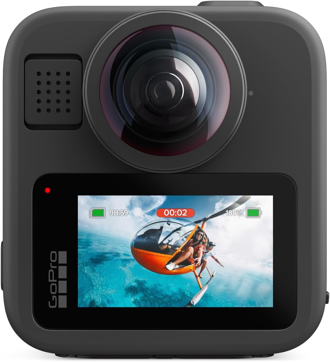 GoPro MAX2 - Waterproof 360 + Traditional Action Camera with Touch Screen  Spherical 8K Video  29MP 360 Photos  Easy Replaceable Lenses  HyperSmooth Stabilization  6 Microphones