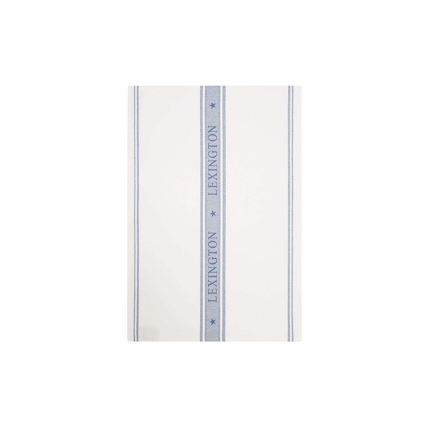 Icons Cotton Jacquard Star viskestykke, white/blue