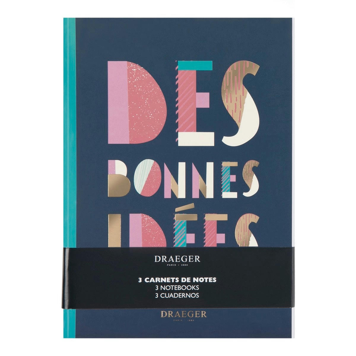 - Lot De 3 Carnets A5 Lignés - Des Bonnes Idées