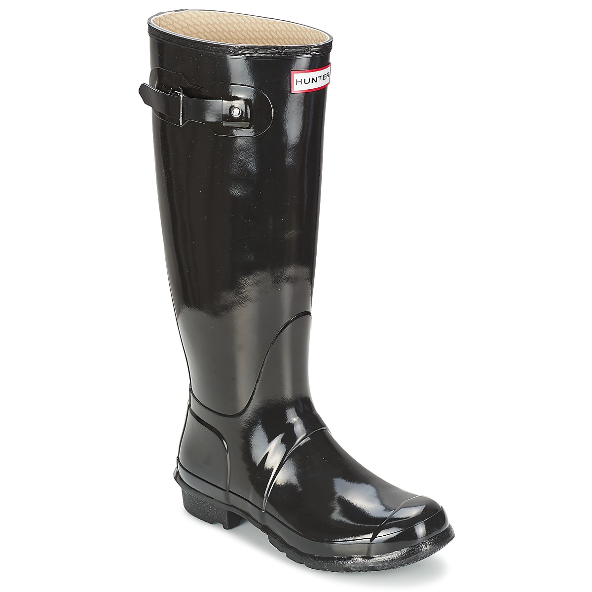 Hunter - WOMEN'S ORIGINAL TALL GLOSS - Black