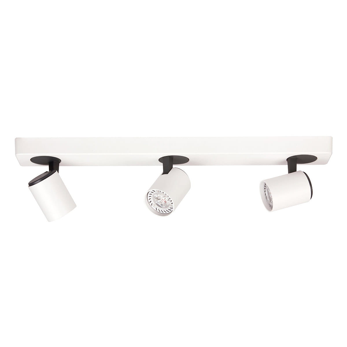 Reflektor sufitowy biało-czarny ELVIRA 3xGU10x25W wym:14x54x7cm Italux