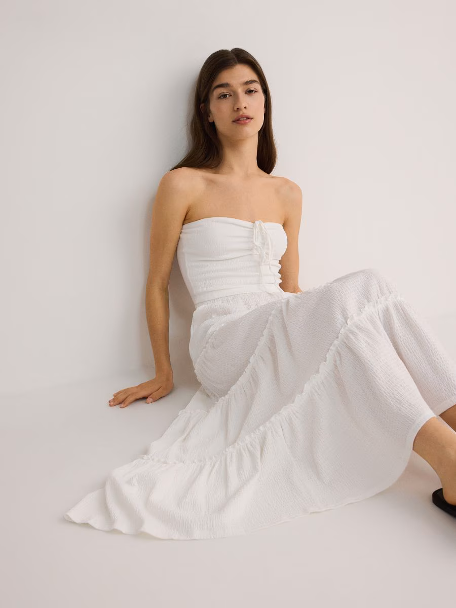 Maxi Skirt With Rufflesjupe Maxi