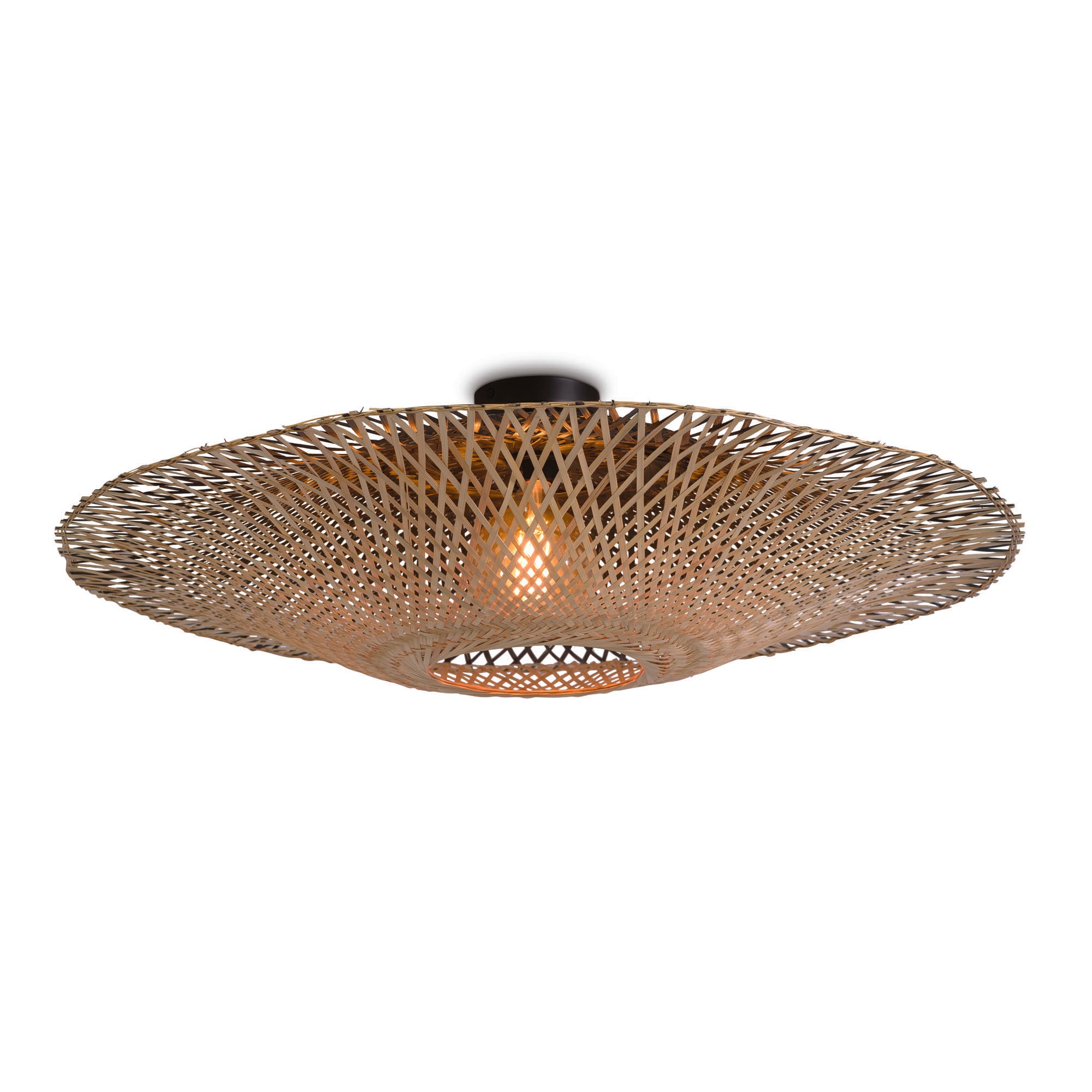 GOOD&MOJO plafonnière Kalimantan - bruin - Ø87cm