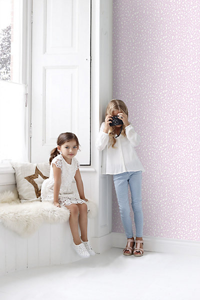 Origin Wallcoverings papier peint léopards rose 53 cm x 10.05 m