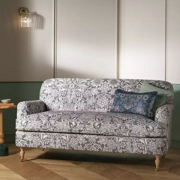 Habitat x Morris & Co. Merton Sunflower Fabric 2 Seater Sofa
