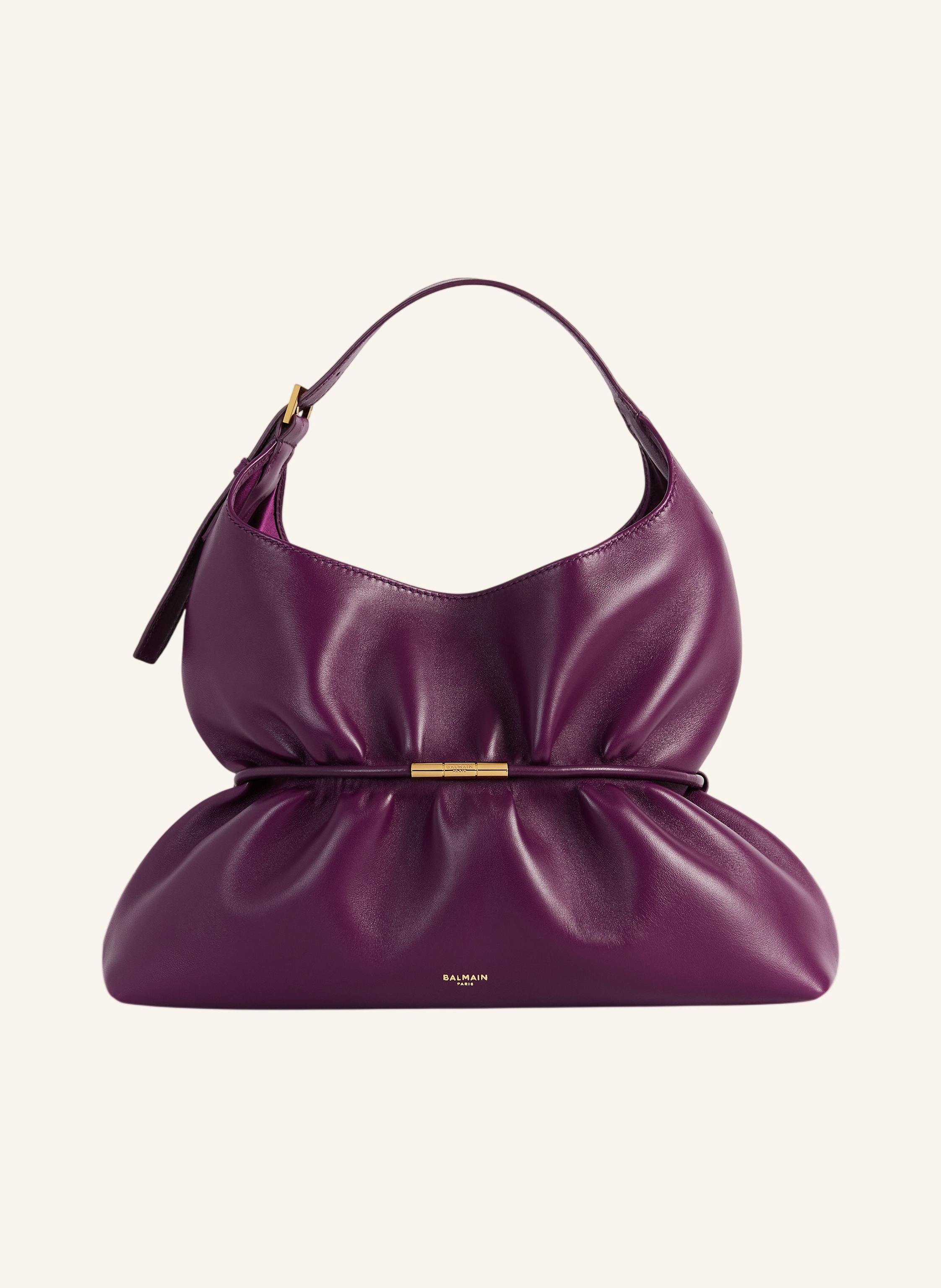 BALMAIN Mittelgroße Tasche SPHYNX aus Glattleder