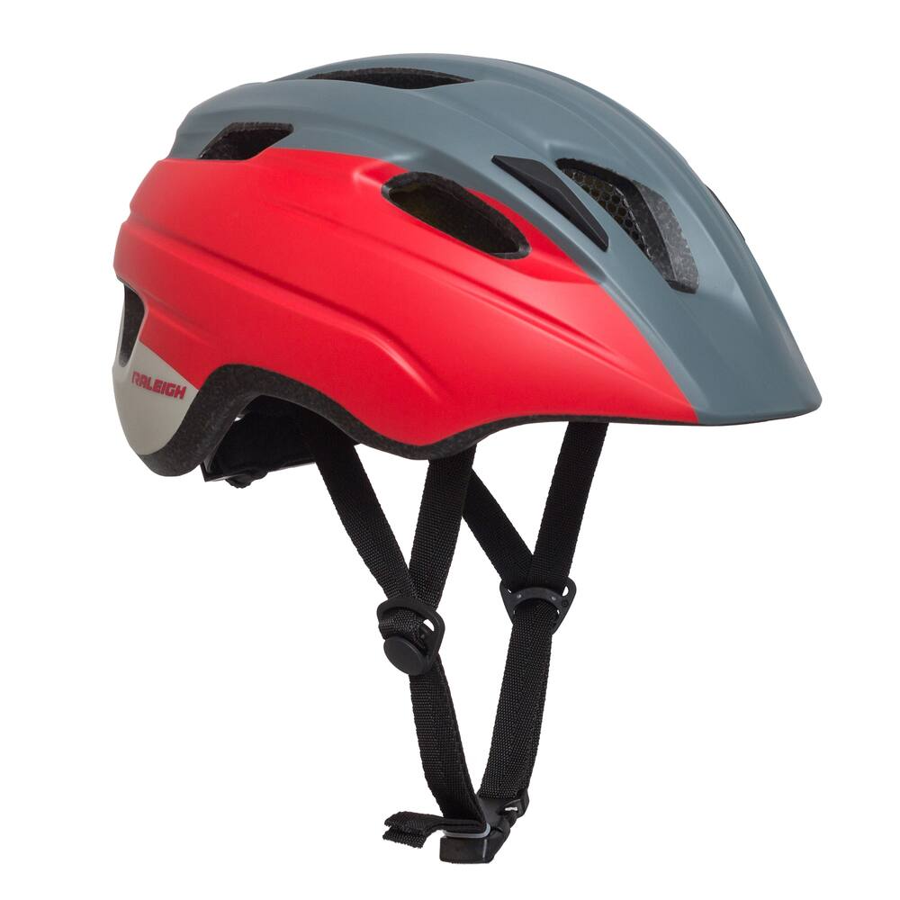 Raleigh Venture MIPS Bike Helmet, Youth, Grey/Orange