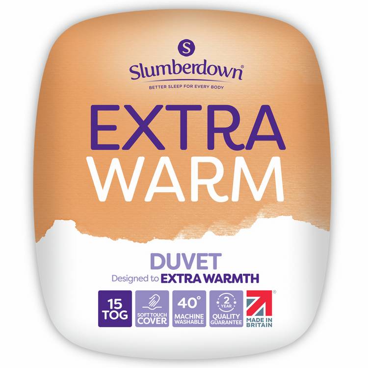 Slumberdown Extra Warm 15 Tog Duvet - Single
