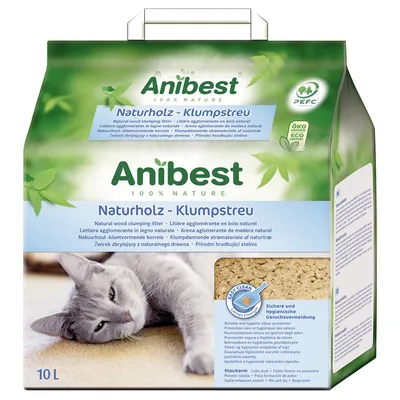 Anibest Natural Wood Cat Litter