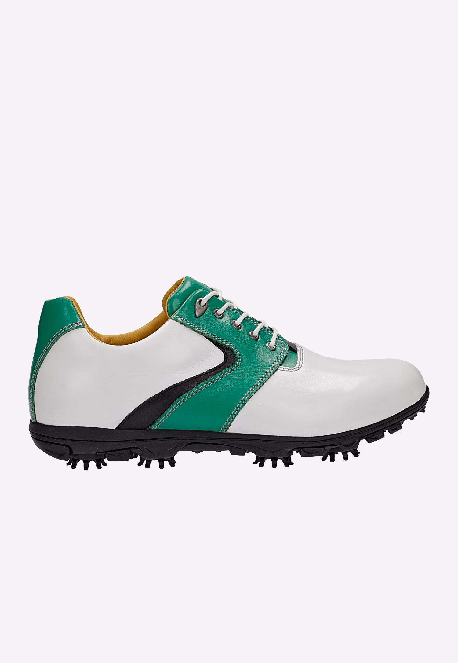 Zielone męskie półbuty golfowe