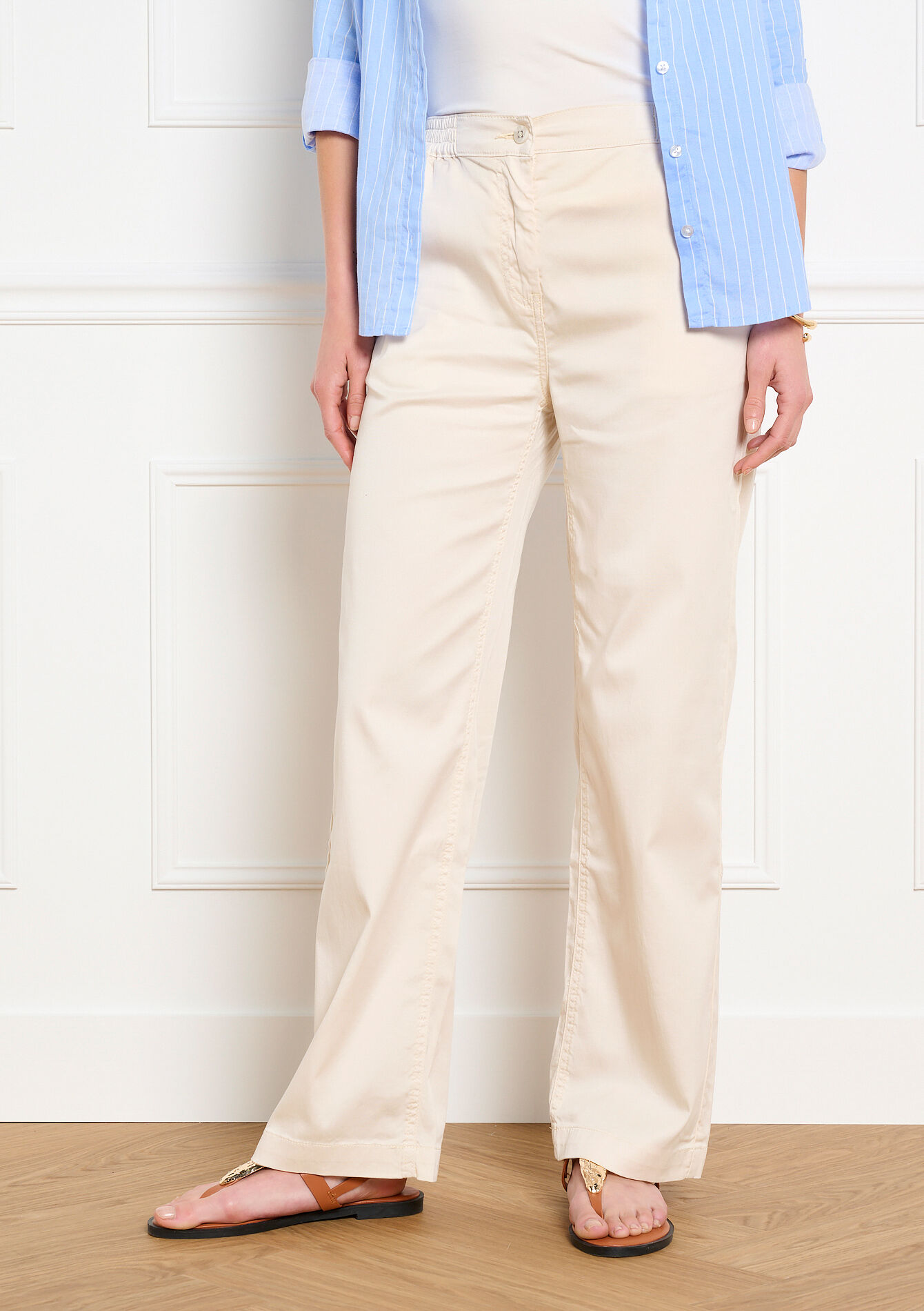 Broek met hoge taille