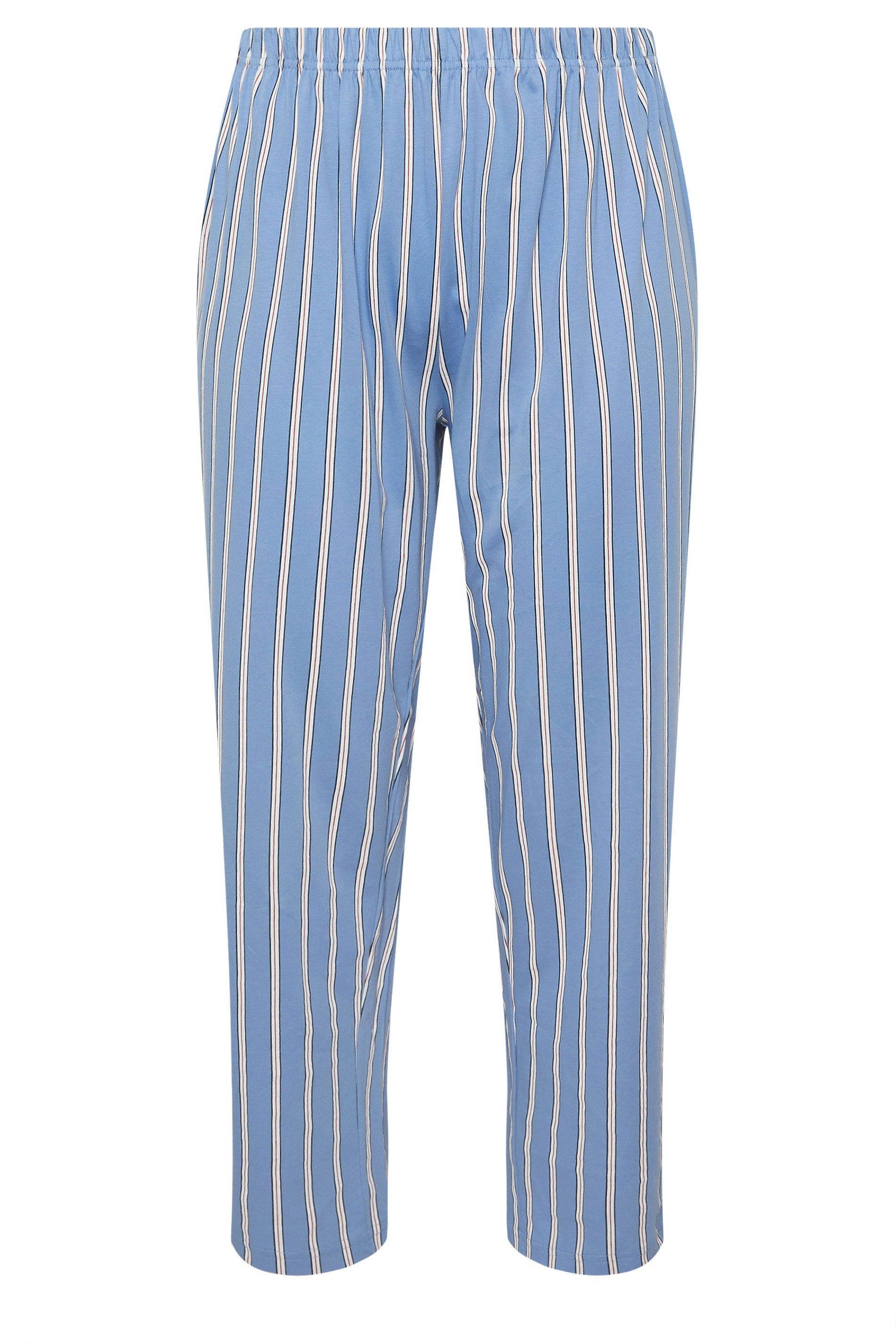 Yours Stripe Wide Leg Pyjama Bottoms