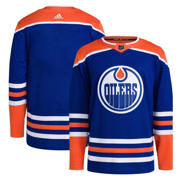 Edmonton Oilers adidas Home Primegreen Authentic Blank Jersey - Royal