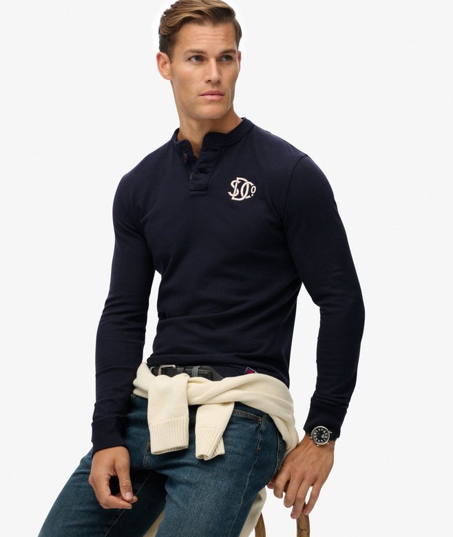 Vintage Athletic Henley Top