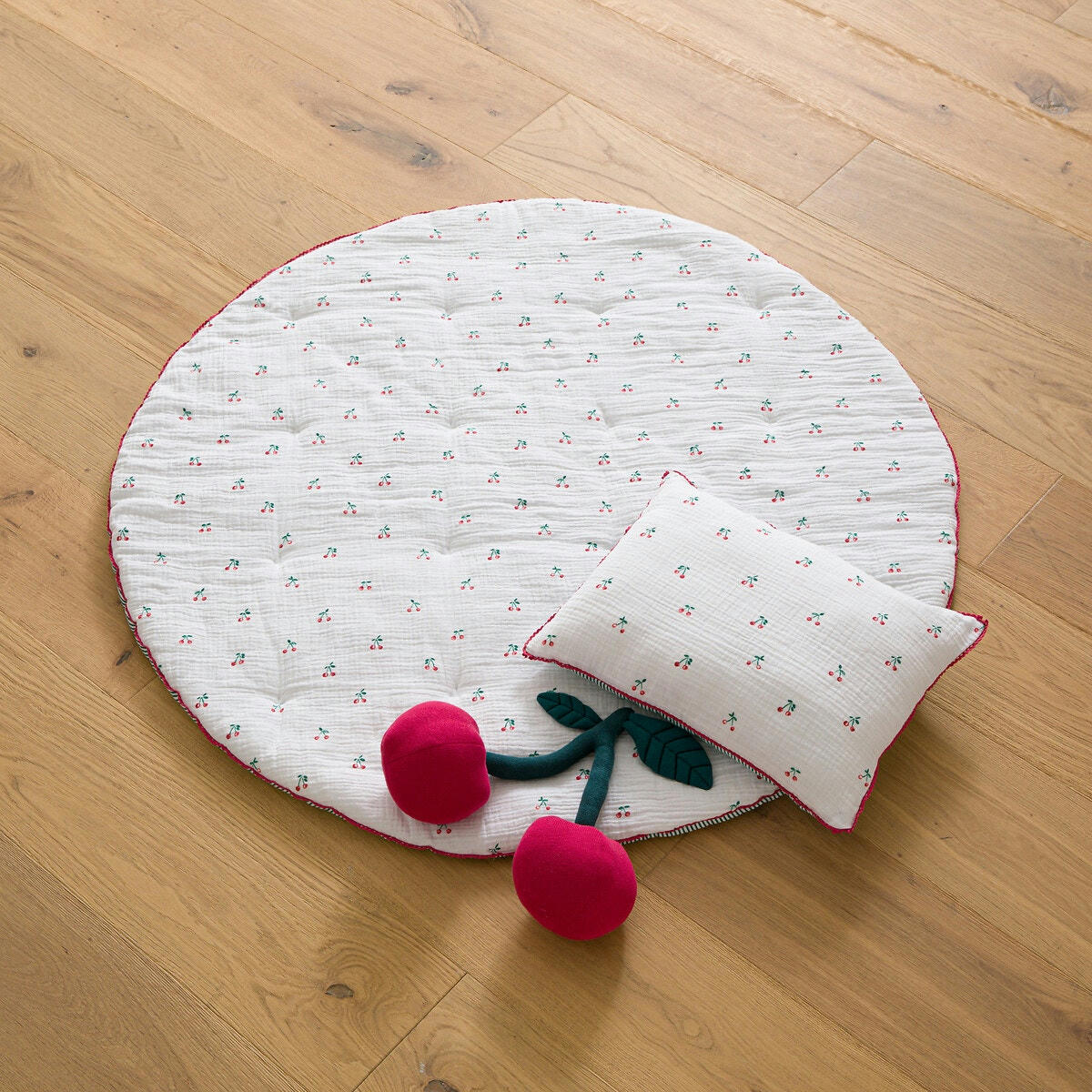 Matelas de jeu gaze de coton, Griotte