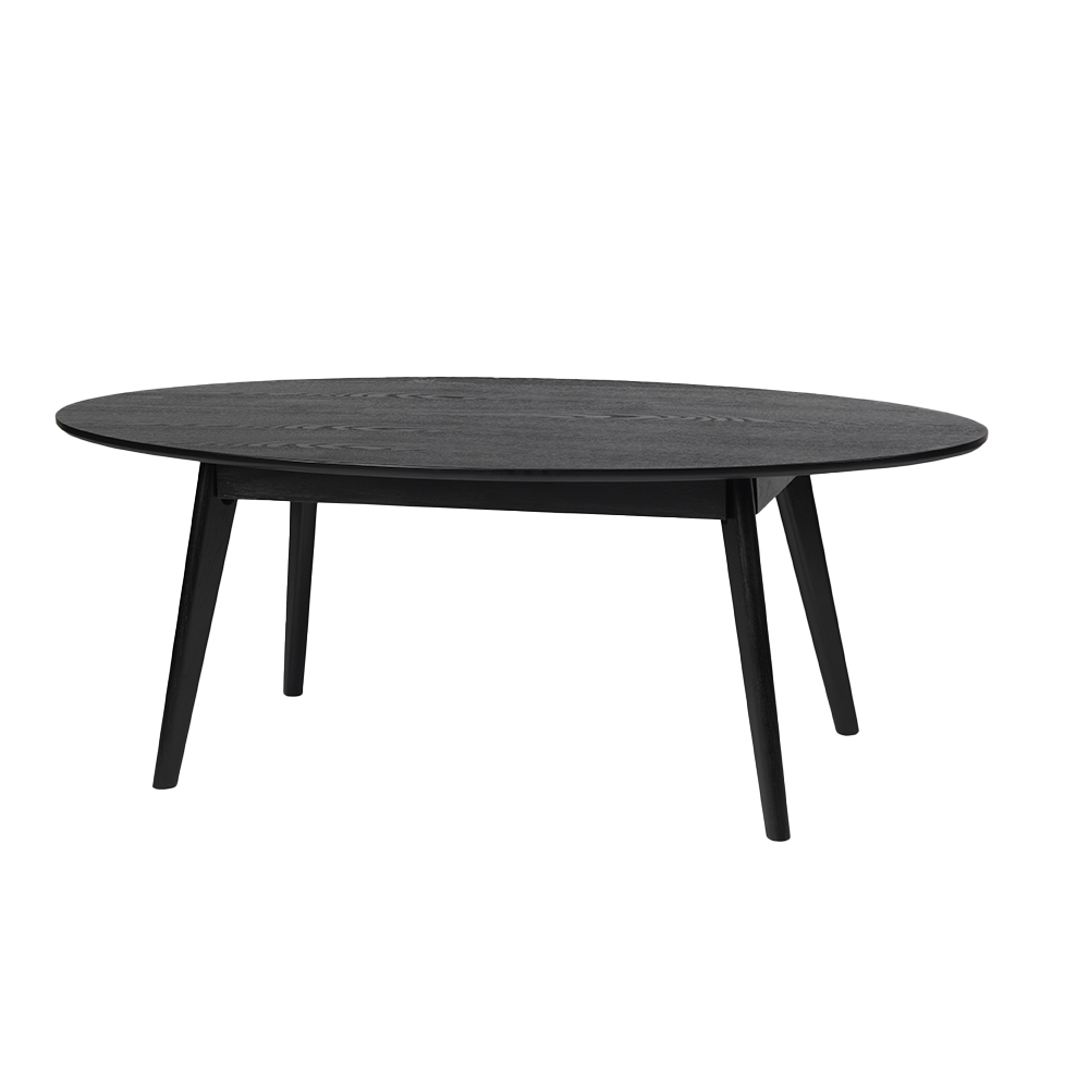 Rowico Home Yumi Ovale Houten Salontafel - Zwart
