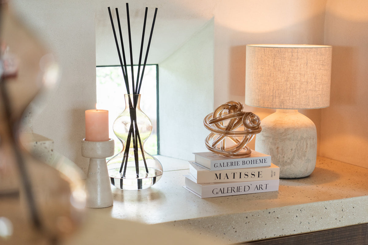 J-Line lamp Mia - keramiek/terracotta - beige - small