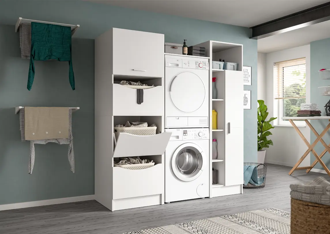 Waschmaschinenschrank 3-teilig Free