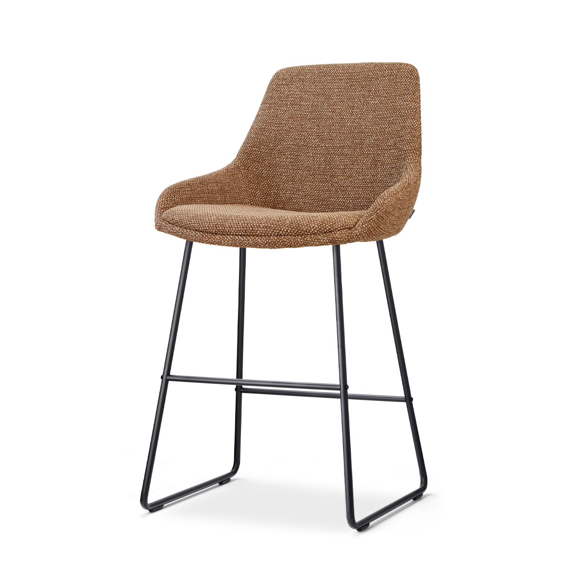 Nolon Nino-Isa barkruk bruin blend - zwart onderstel - 65 cm