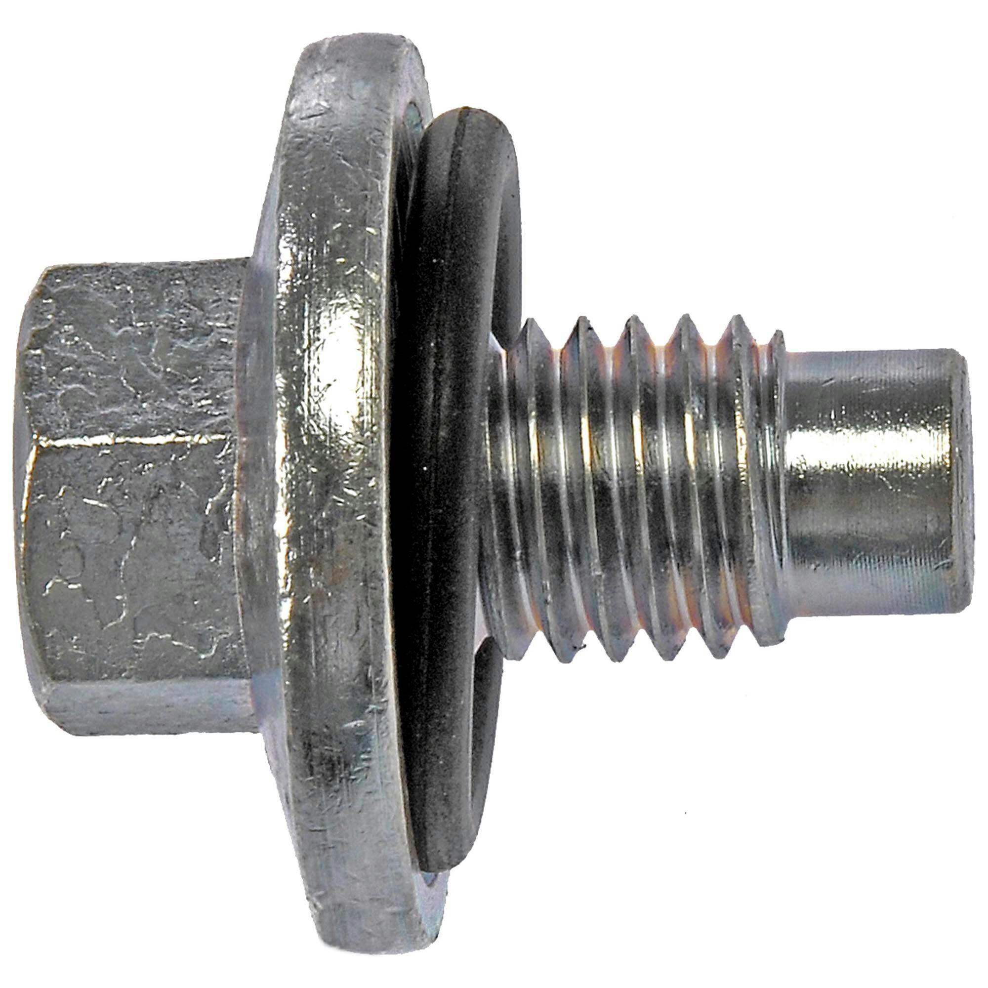 Dorman 090-060CD Steel Engine Oil Drain Plug with Gasket, M12-1.75, Head Size 14mm