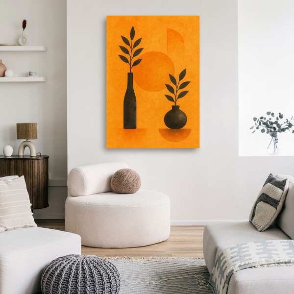 Obraz Japandi, Wazony Natura Minimalizm Geometryczna 40x60