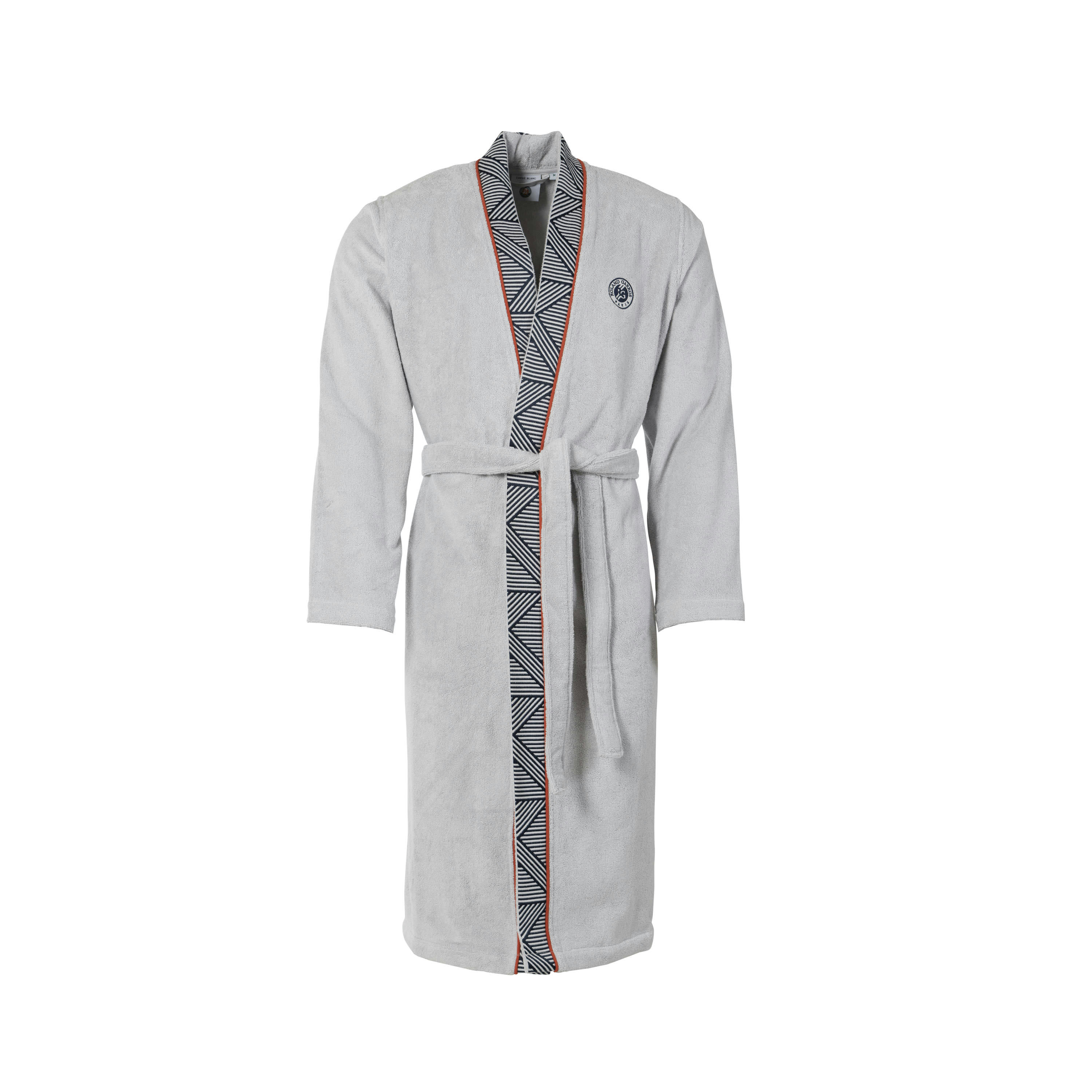 RG2023 - Peignoir homme coton col kimono gris