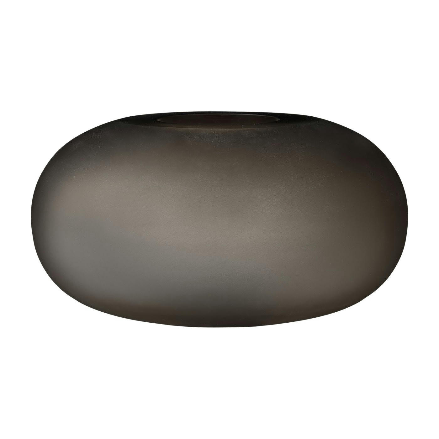 HYDRIA WALNUT - Vase large verre dépoli