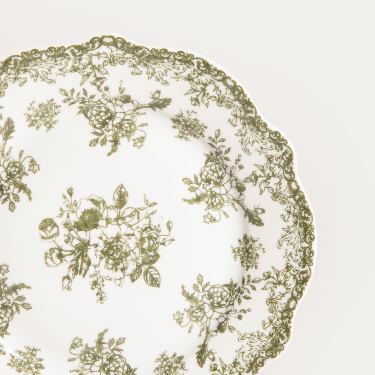 Talerz LOURRY deserowy zielony 19 cm