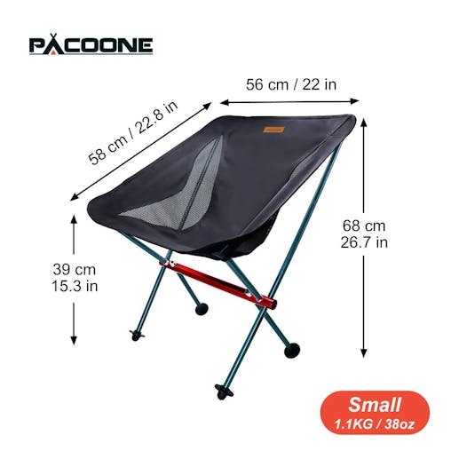 NNEOBA Travel Ultralight Folding Chair