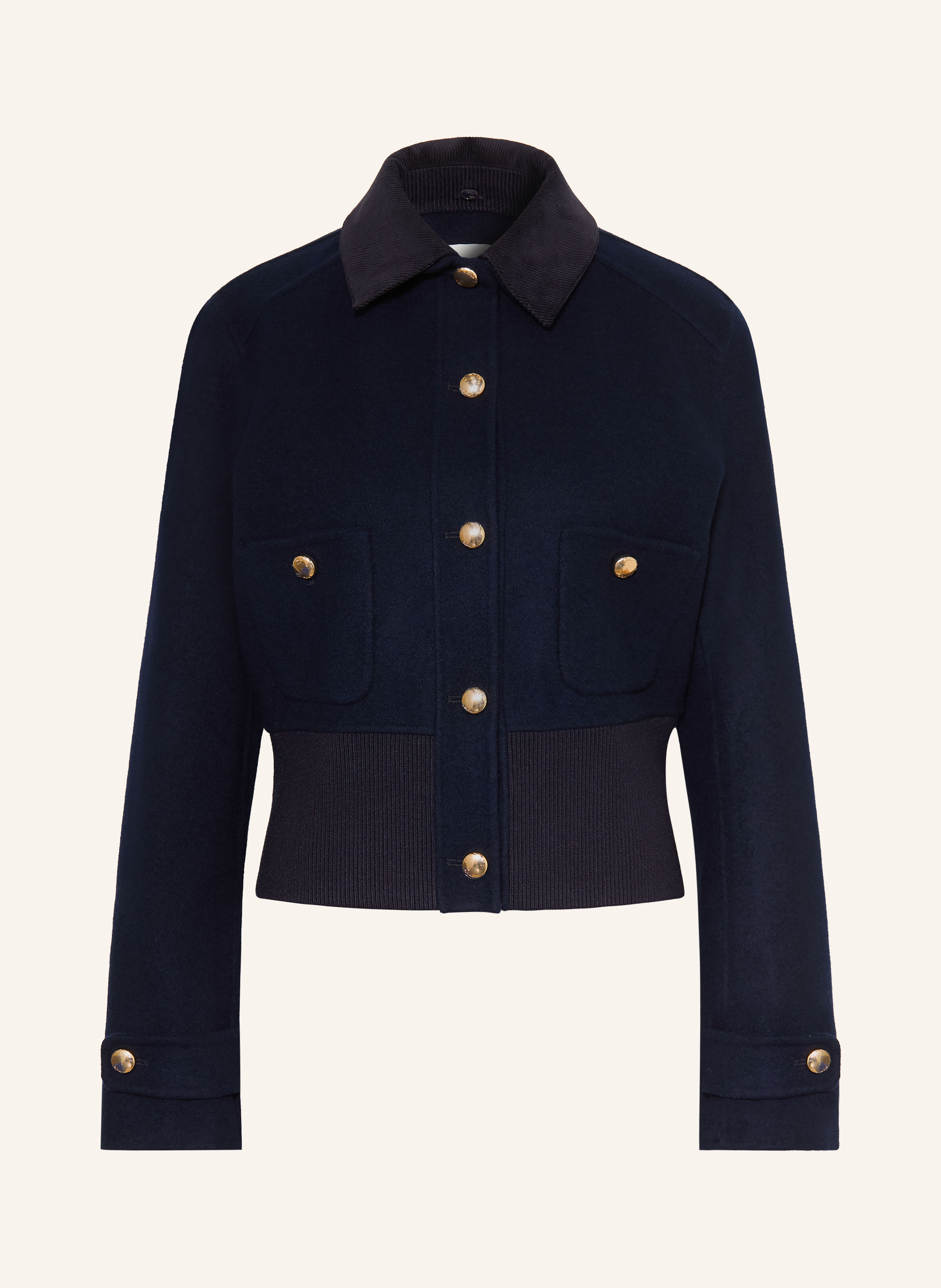 maje Jacke mit abnehmbarem Kragen