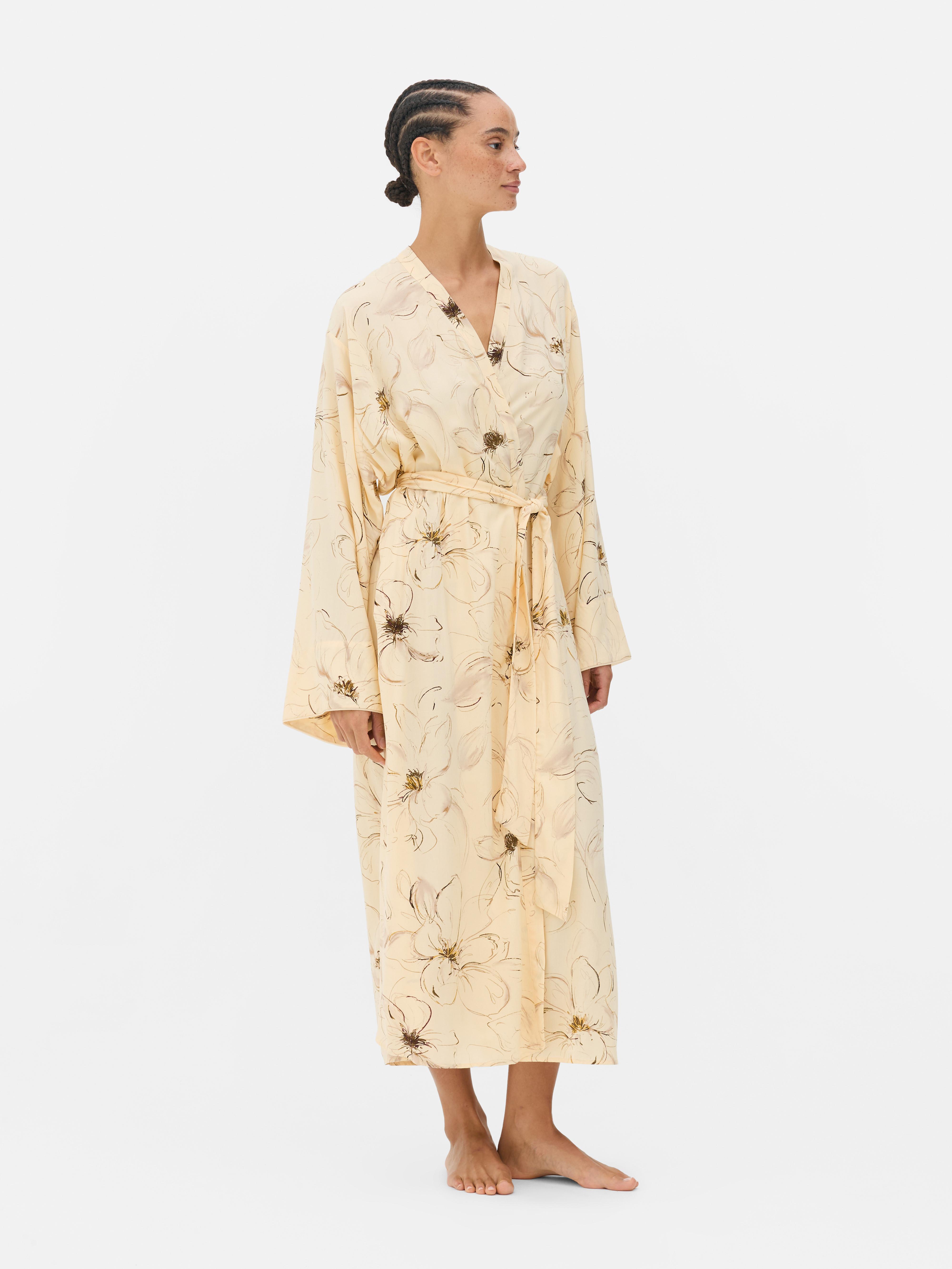 Floral Bathrobe