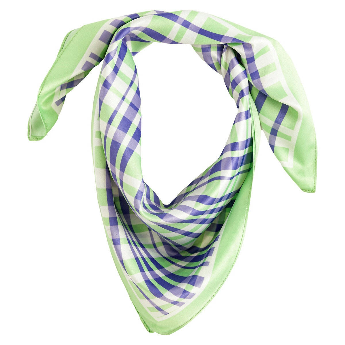 Foulard imprimé carreaux