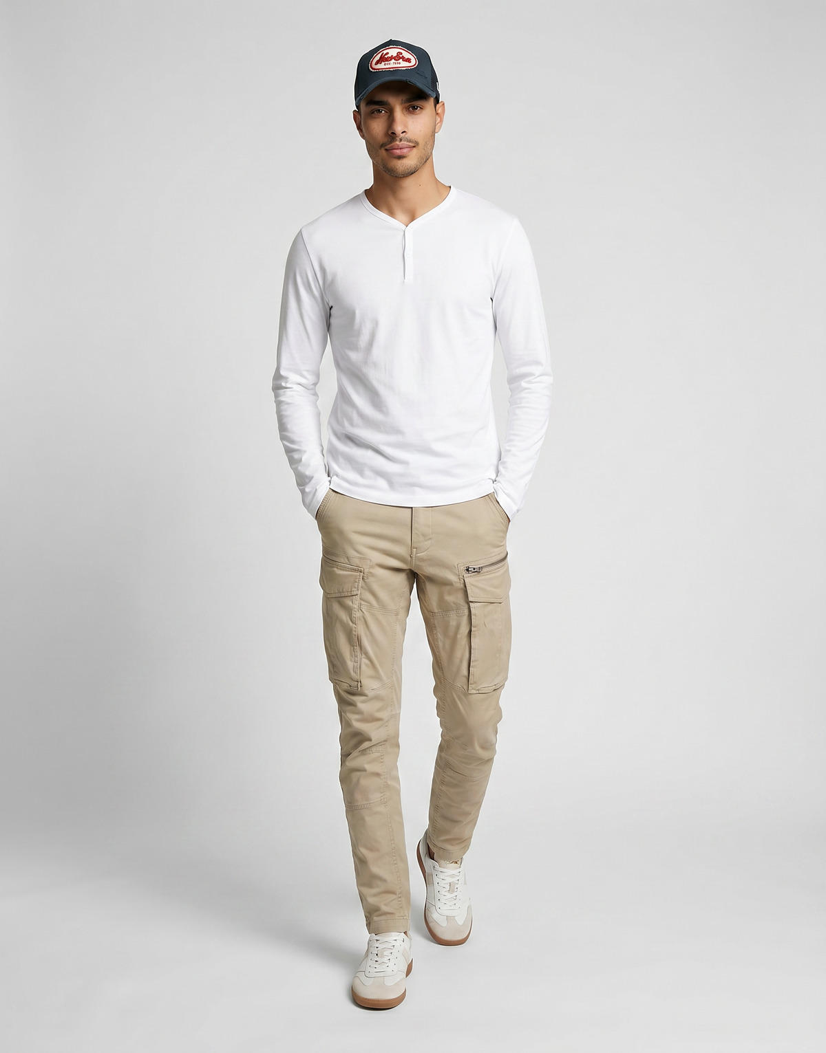 G-Star Raw - ROVIC ZIP 3D STRAIGHT TAPERED - Beige