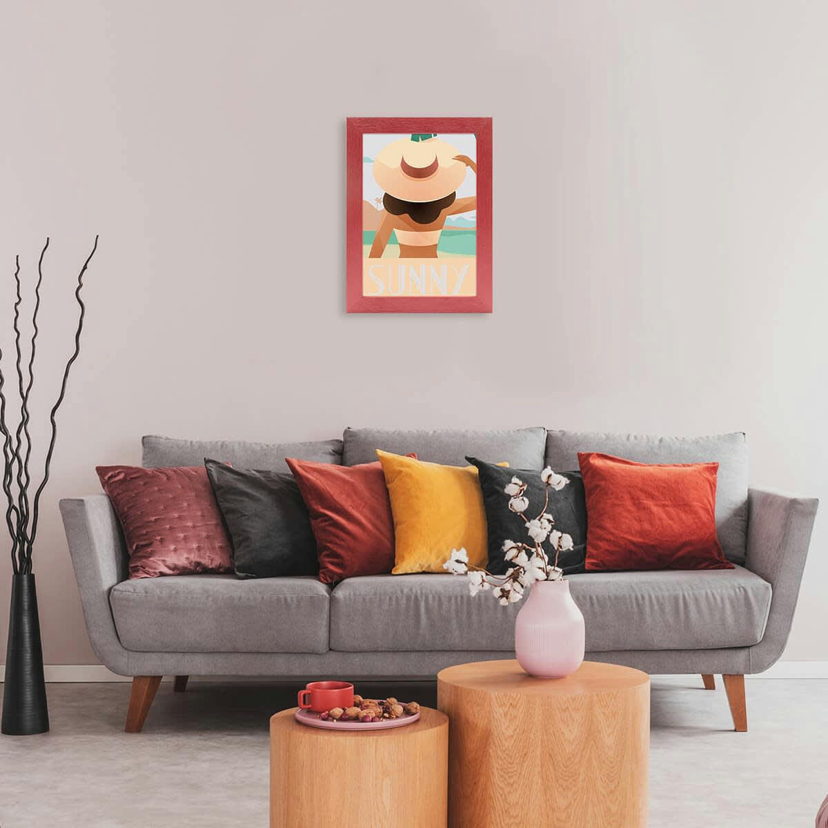 TUTTI FRUTTI - Cadre photo cerise 20x30 cm bois reconstitué fsc