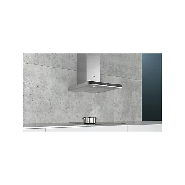 Hotte décorative murale 60 cm 674m3/h inox Siemens LC67BHP50 iq500